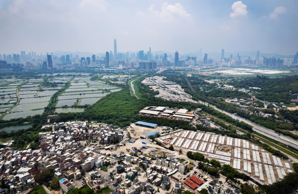 北部都會區是香港發展新引擎。資料圖片 北部都會區是香港發展新引擎。資料圖片
