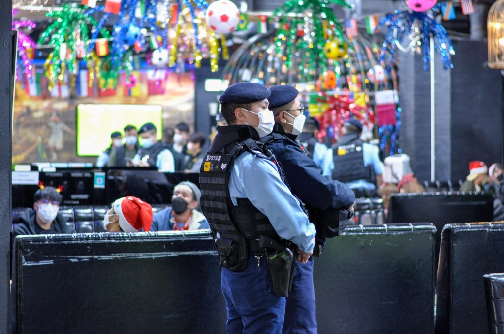 屯门警区圣诞期间展开代号「弘致」的行动。警方提供