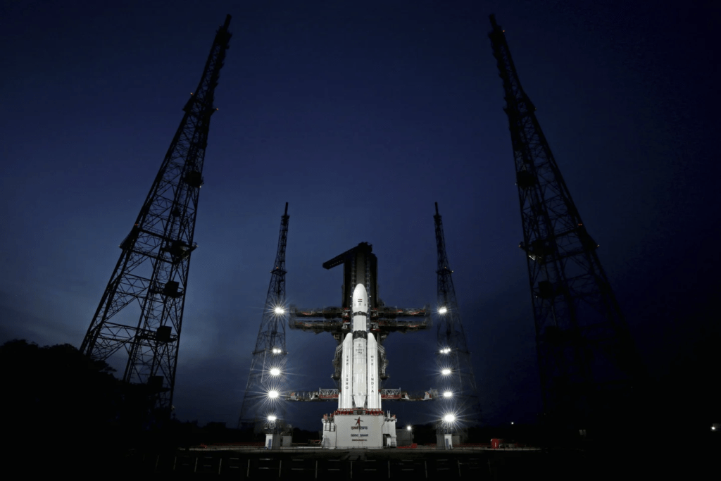 印度7月14日发射月船3号。AP