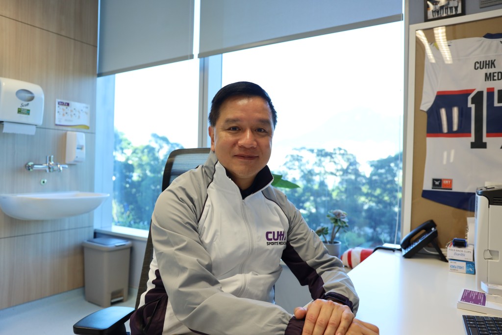 容樹恒指，香港運動醫學在國際上一直是站在領前的地位。資料圖片