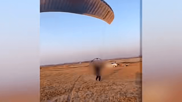 男子無證駕駛動力滑翔傘。