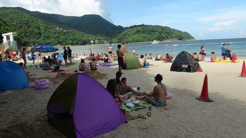 一名男子被發現在清水灣二灘浮台附近遇溺。林思明攝