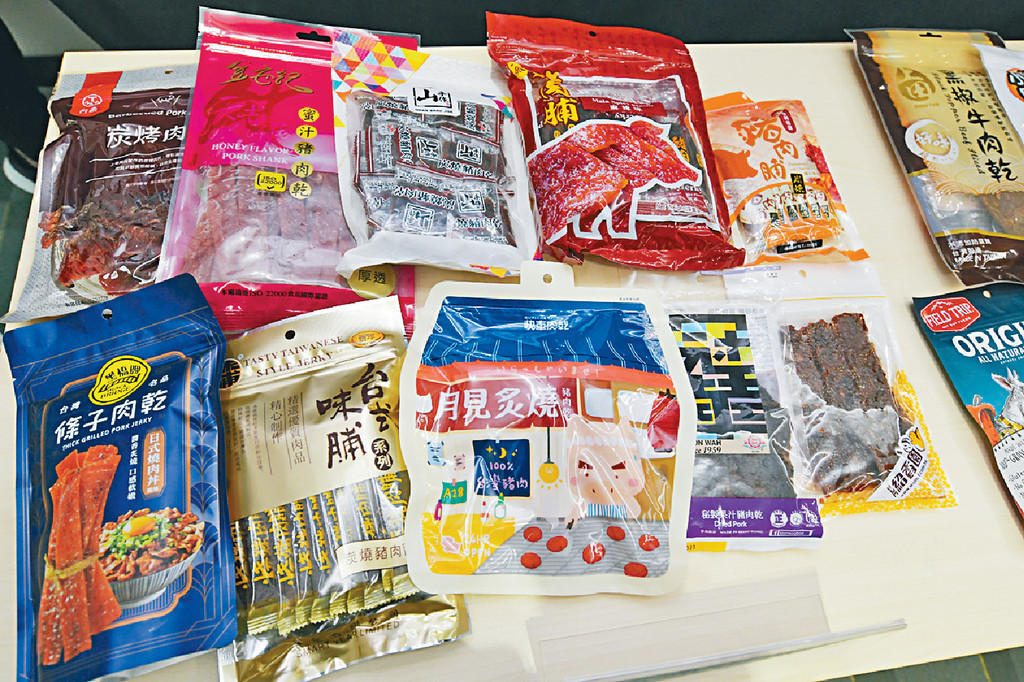 ■消委會提醒市民,肉乾零食屬加工肉類,應減少進食。 ■消委會提醒市民,肉乾零食屬加工肉類,應減少進食。