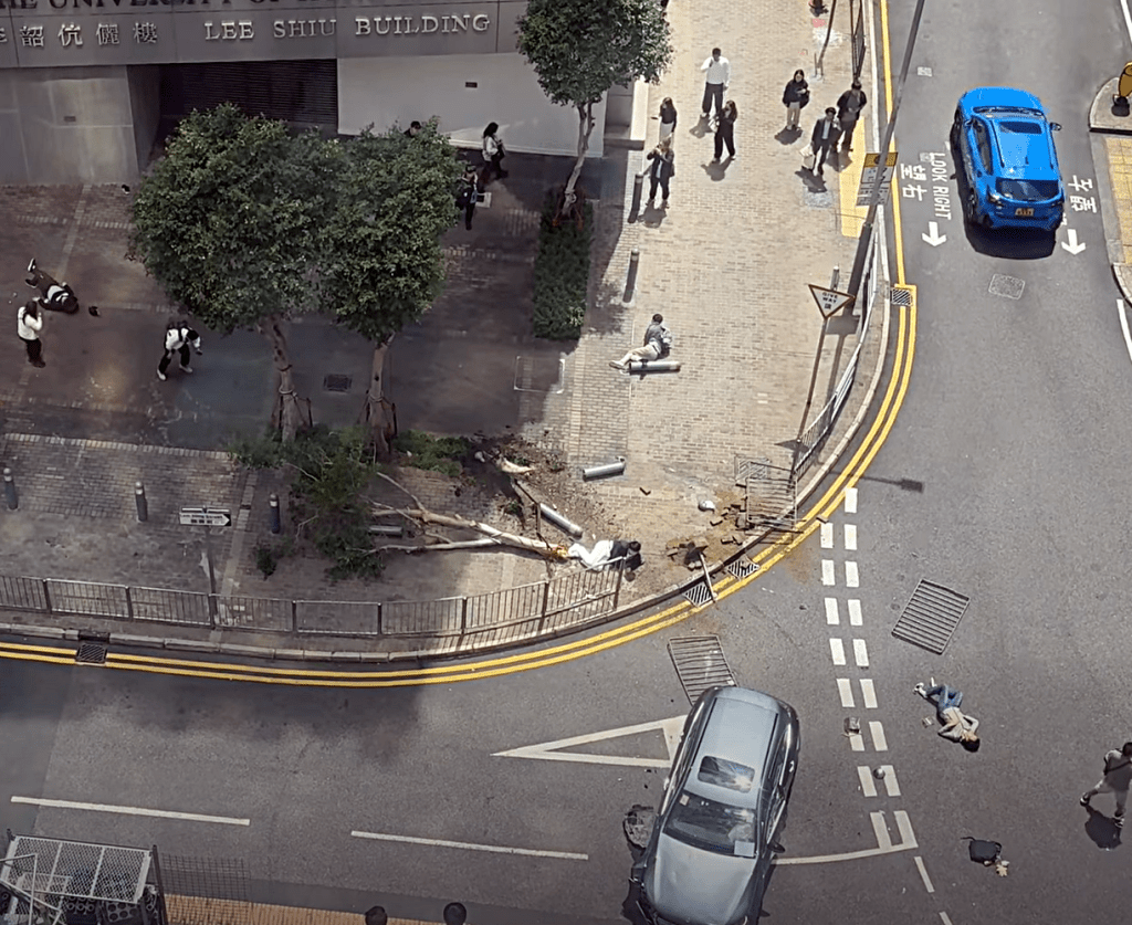 意外釀成多人受傷。網圖