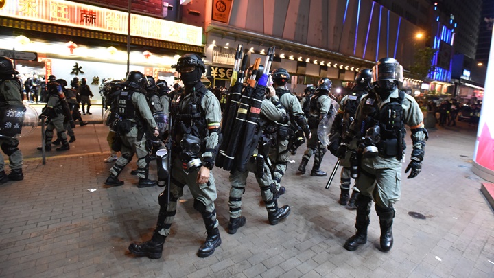 4宗涉修例風波投訴警察個案被證明屬實。資料圖片，非涉事警員