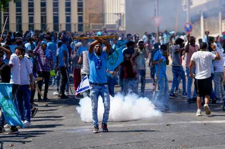 厄立特里亞大批示威者與以警爆衝突。美聯社