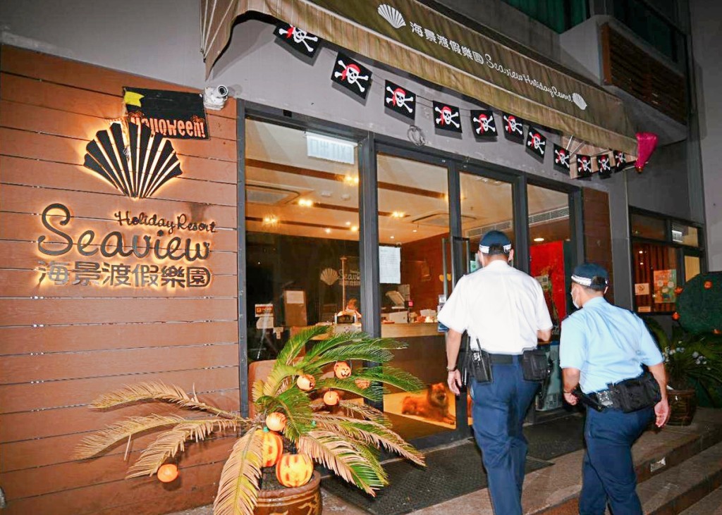 早前梅窩酒店住客出現群組感染。資料圖片