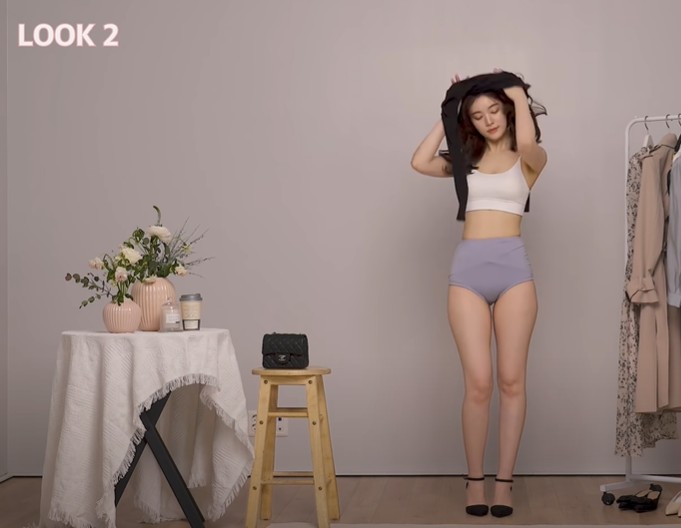 韩国Youtuber以“Lookbook”为主题的Youtube频道截图。