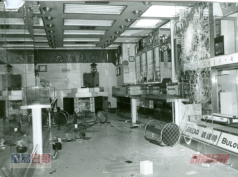 滋事份子乘機搶掠。資料圖片