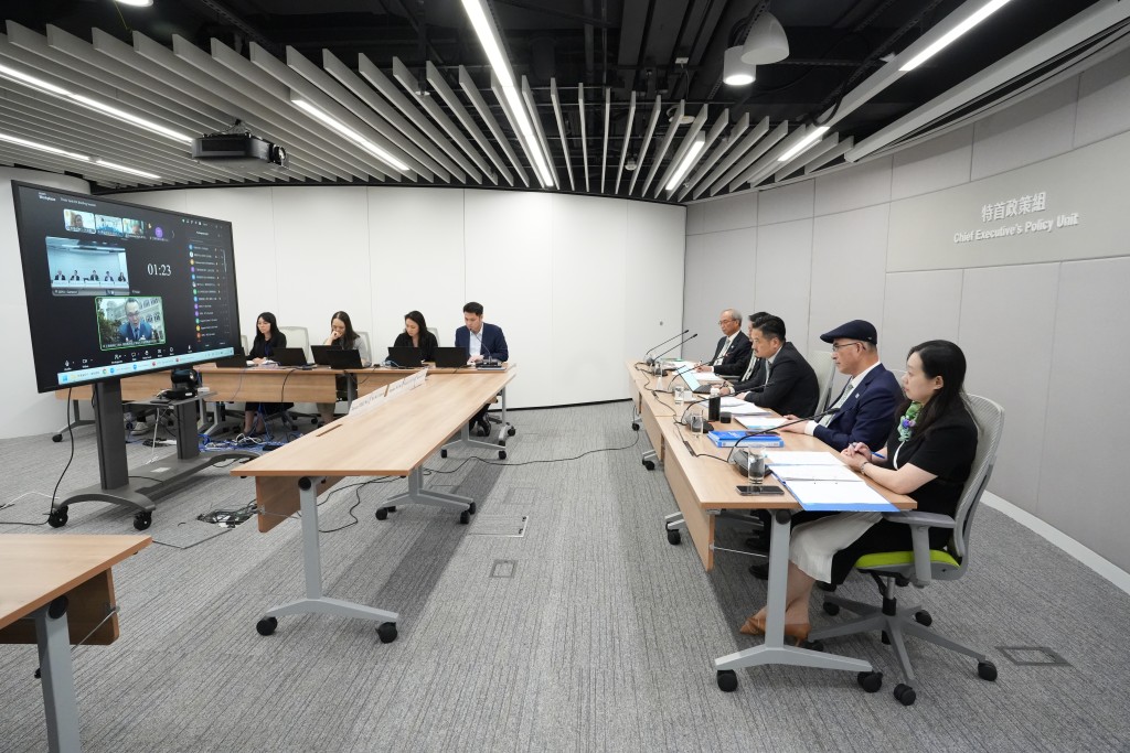 特首政策組舉行2026年《施政報告》智庫界別線上簡介會。