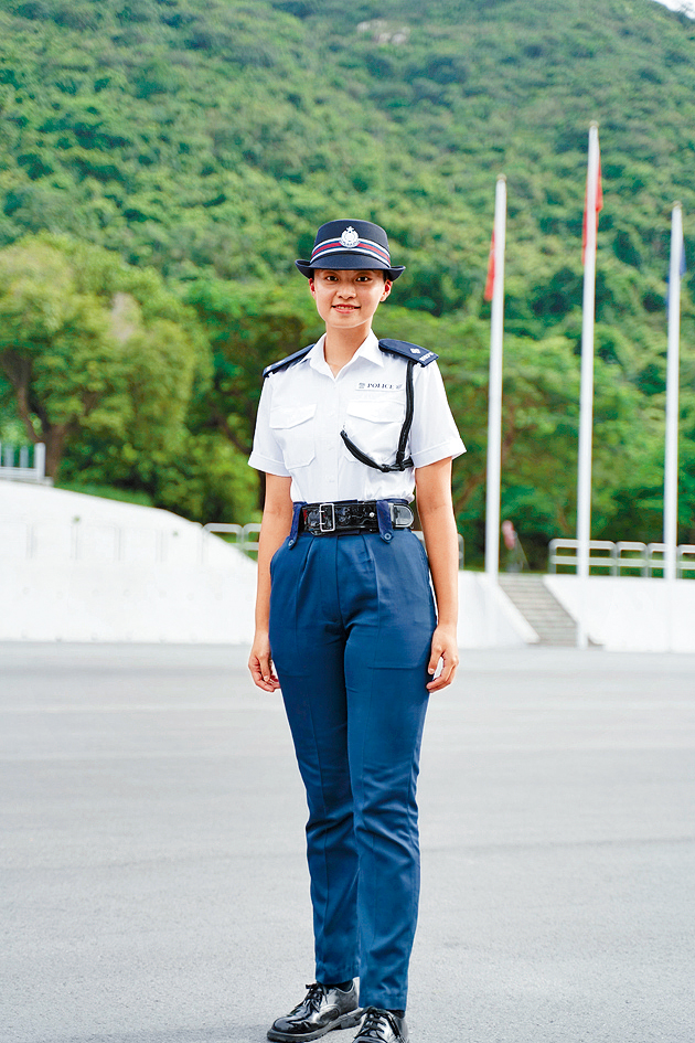見習督察留芷君感言,日常警務工作幫助市民所帶來的滿足感難以言喻。