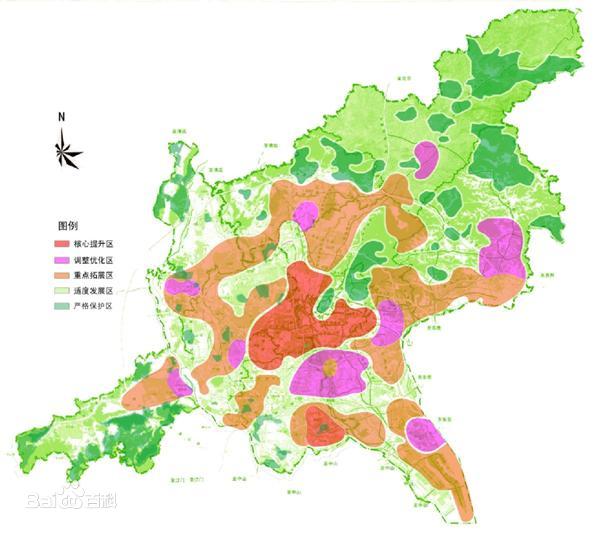 廣佛都市圈（Guangzhou - Foshan metropolis circle）狹義的廣佛都市圈包括廣州中心城區和佛山禪城區、南海區、順德區等地；廣義的廣佛都市圈則包括廣州市和佛山市全境。（百度百科資料）