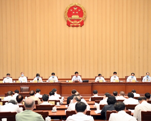 十三屆全國人大常委會第十九次會議在北京人民大會堂昨日閉幕。新華社資料圖片