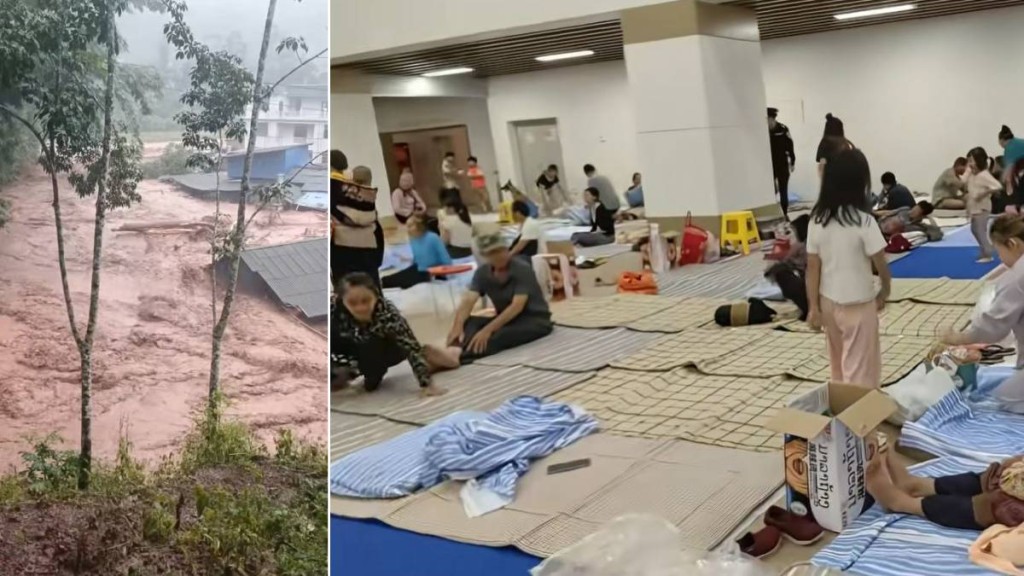 雲南磨憨24小時降雨187.5毫米，需緊急疏散逾2200人。