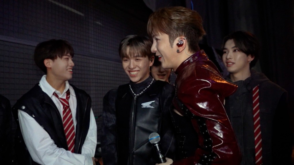 Anson Lo向《造星VI》師弟分享踩台心得。