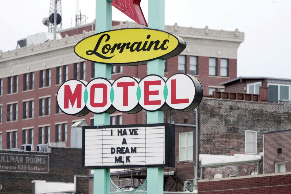 马丁路德金恩当年遇刺的历史地点Lorraine Motel，现成为国家民权博物馆。路透社
