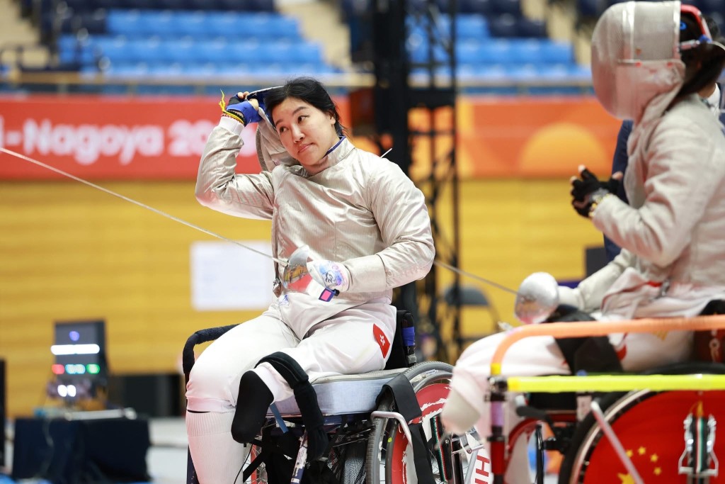 余翠怡获得个人第五块奖牌。照片由中国香港残疾人奥委会提供