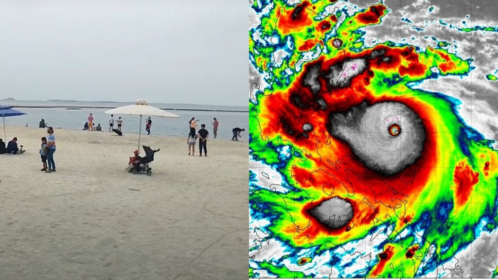 超強颱風「奧鹿」將於今天傍晚到夜間在菲律賓呂宋島登陸。網上圖片
