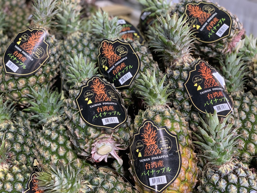 去年台灣鳳梨出口大陸四萬餘噸，佔其外銷總量九成以上。