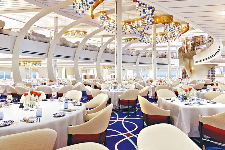 供應早、午、晚三餐的主餐廳The Dining Room，是客人用餐的好去處。