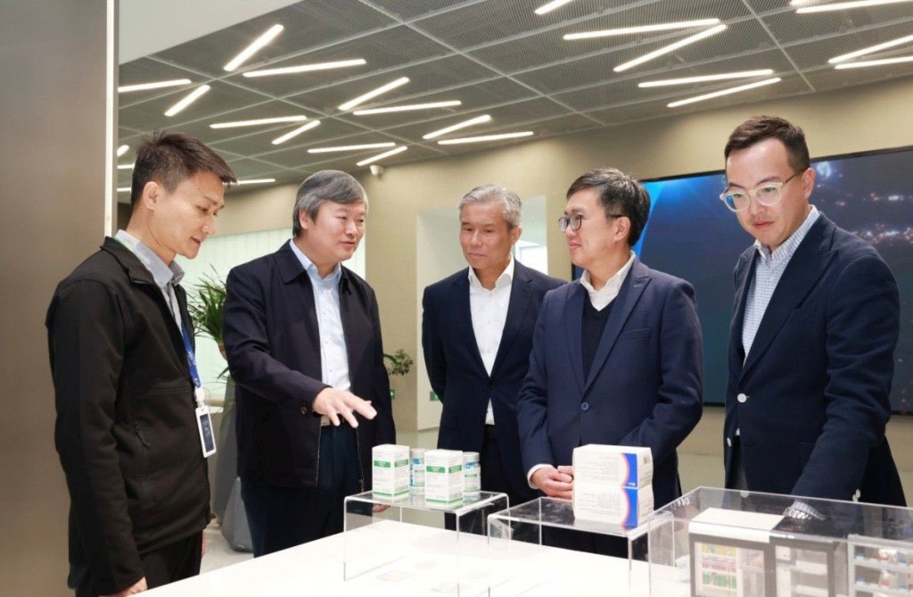 蔡傑銘到河套深港科技創新合作區深圳園區。