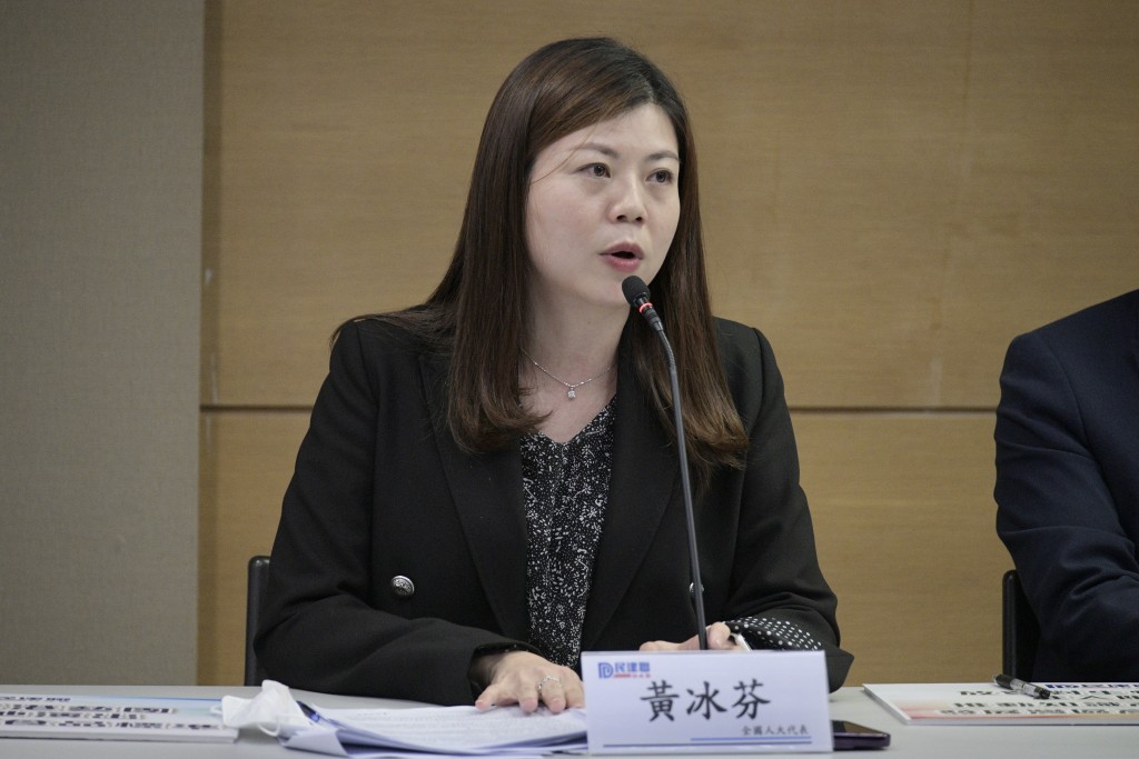 港區人大代表黃冰芬。資料圖片 港區人大代表黃冰芬。資料圖片