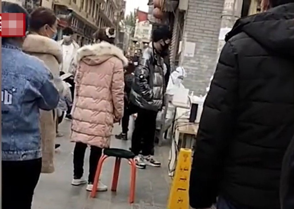 喀什地區進行全員核酸檢測。網圖