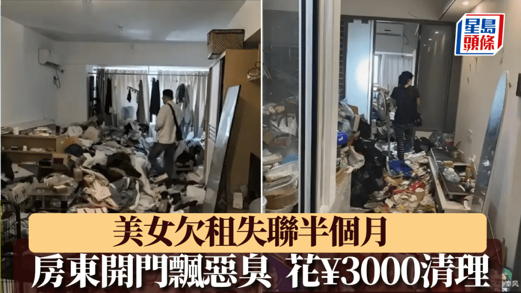 美女欠租失蹤半個月,房東開門滿屋垃圾無處落腳,臭味撲鼻。