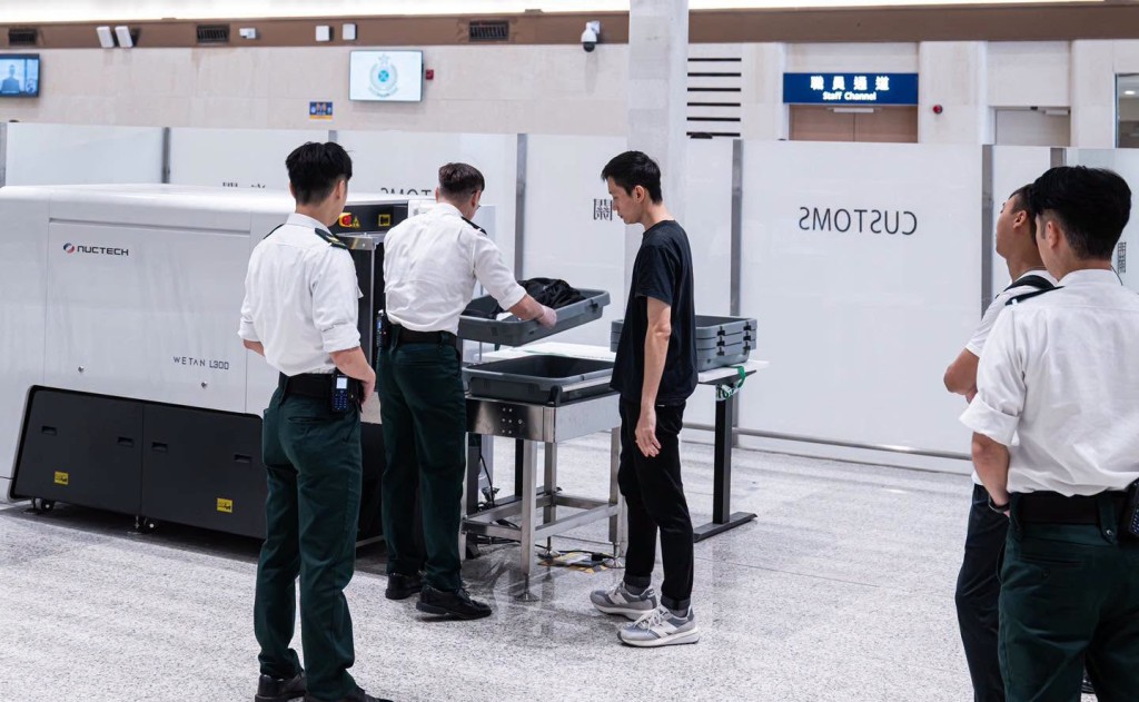 政府今日於皇崗口岸港方口岸區舉行第二次大型演練。香港海關fb圖片 政府今日於皇崗口岸港方口岸區舉行第二次大型演練。香港海關fb圖片