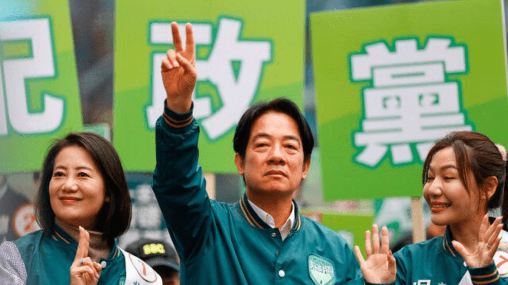 民進黨為台灣執政黨,其民望近來有下跌趨勢。(路透社)
