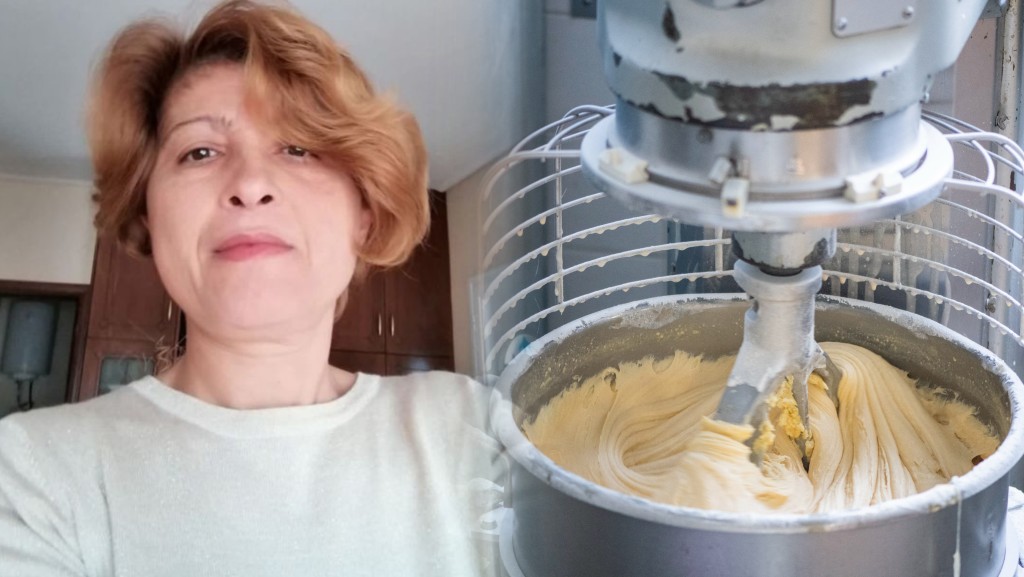 49歲女麵包師傅萊齊奧（Zoe Letsiou）遭麵包攪拌機捲圍巾勒死。