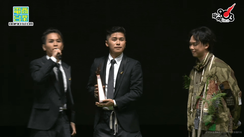 游學修與潘宗孝的N9獲得「叱咤樂壇生力軍組合」銅獎。