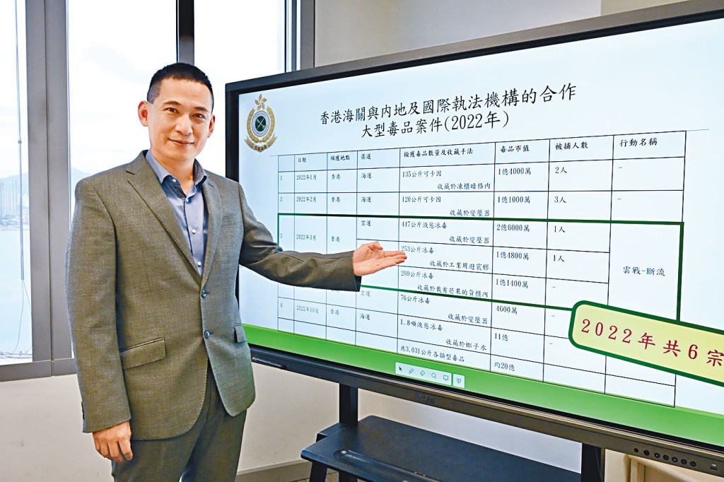 葉國樑表示，海關一直與國家執法機構緊密合作，守護國家南大門。