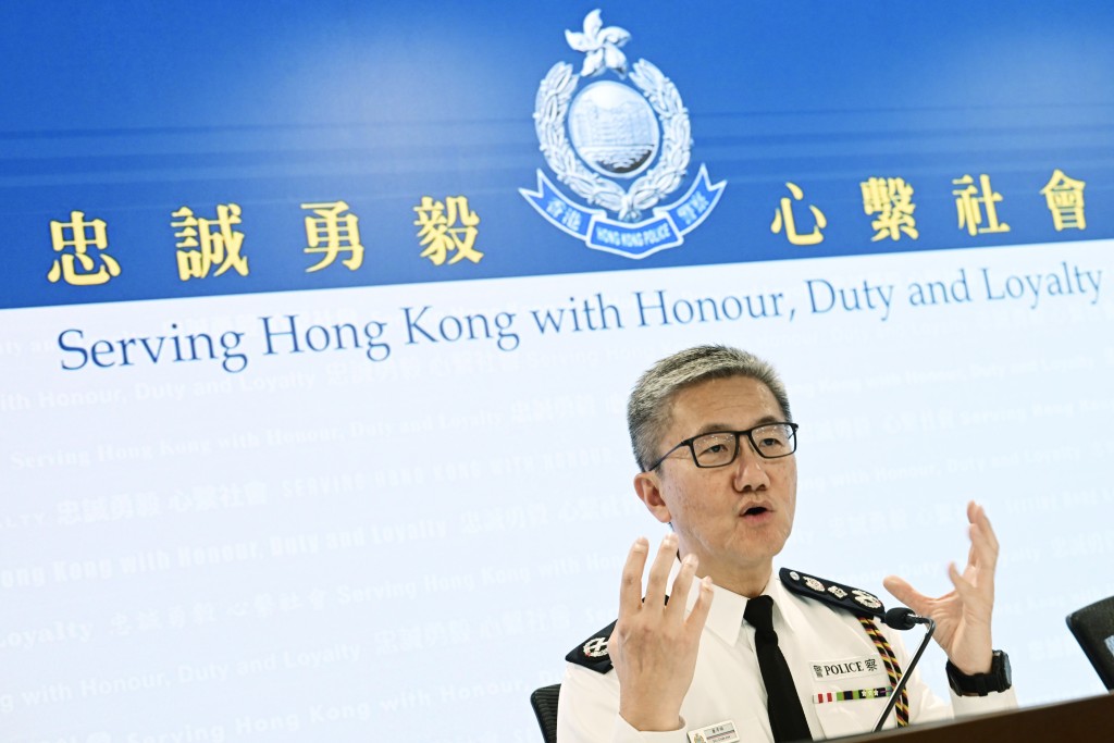 萧泽颐强调警方要确保所有游行或者集会能够安全有序去进行。资料图片