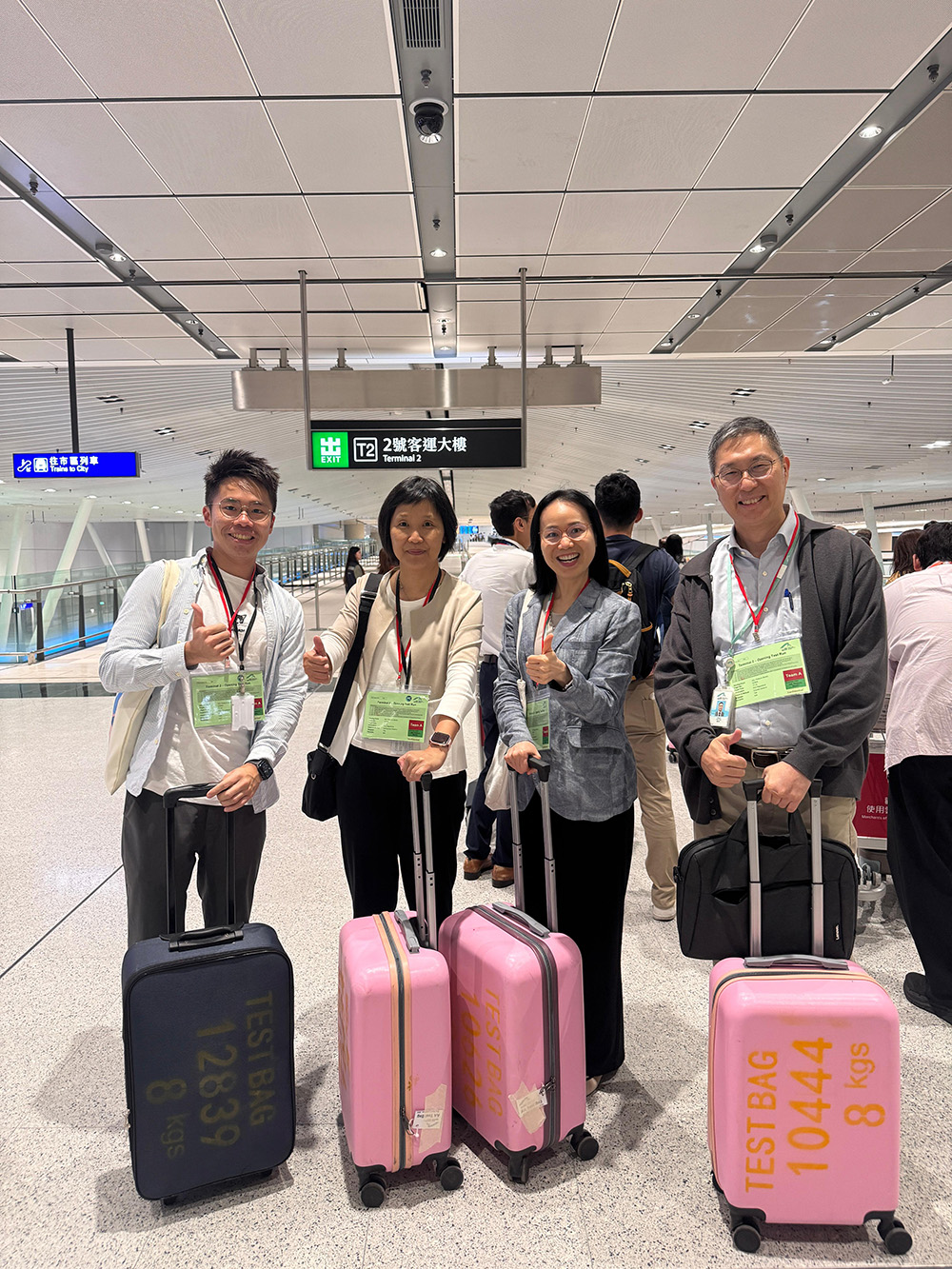 整個離港過程動線相當流暢。 整個離港過程動線相當流暢。