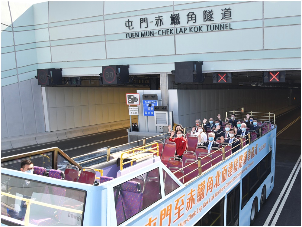 官員昨日已率先主持通車儀式。資料圖片