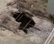 署方已即時要求承建商停止所有工程，並已向該單位的業主發出命令，責令其必須按照原有的批准圖則，將被破壞的結構部分恢復原狀。（屋宇署facebook專頁截圖）