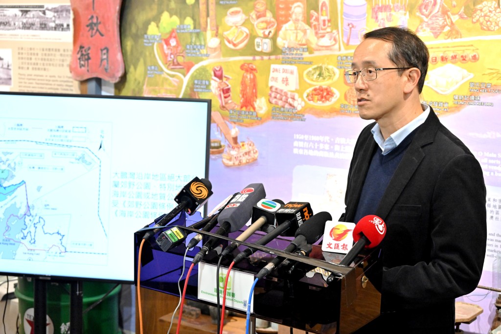 漁農自然護理署副署長黎存志。