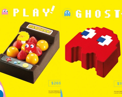 東海堂與PAC-MAN 合作推出蛋糕。東海堂圖片