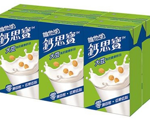 維他奶回收「鈣思寶」高鈣原味豆奶。網上圖片