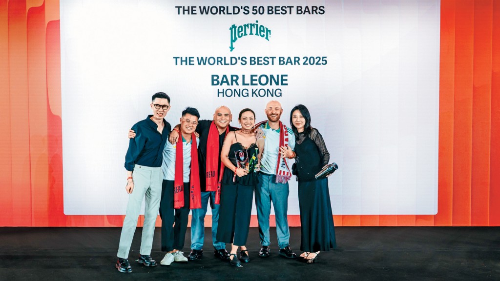 開業短短兩年已聲名大噪的「Bar Leone」成為今屆「世界50最佳酒吧」,開創歷史,為港爭光。 開業短短兩年已聲名大噪的「Bar Leone」成為今屆「世界50最佳酒吧」,開創歷史,為港爭光。