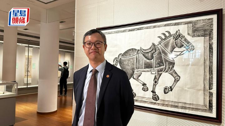 童宇指，「丙午說馬」展覽歷時約3至4個月籌備，逾40組展品均出自中大館藏。鍾綽盈攝