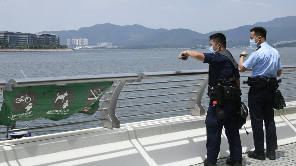 警員到場調查。楊永亨攝