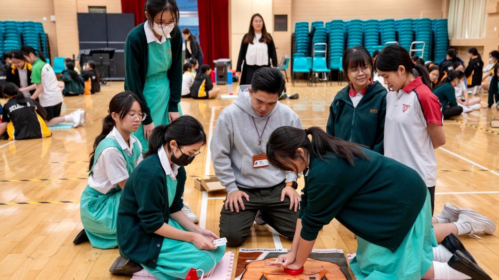 消防处中学生「做得到」计划 累计1.4万人参与 共筑社区救心安全网