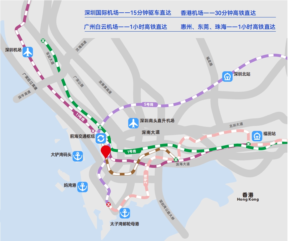 深圳前海壹方匯購物中心地圖
