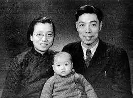 陈修良和丈夫及儿子。