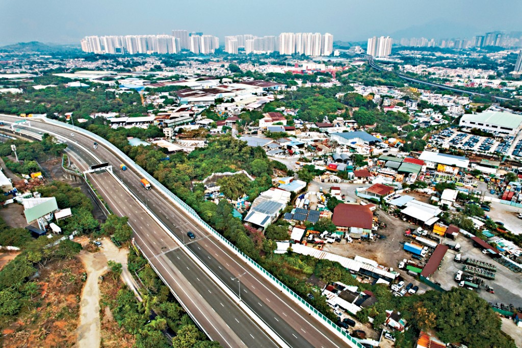 地政總署去年5月收回約176公頃土地進行洪水橋/厦村新發展區第二期發展。