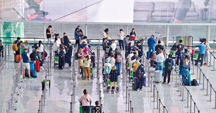 港府宣布「0+3」,最早抵港第三天就可進入任何處所,冀有助吸引旅客回流。