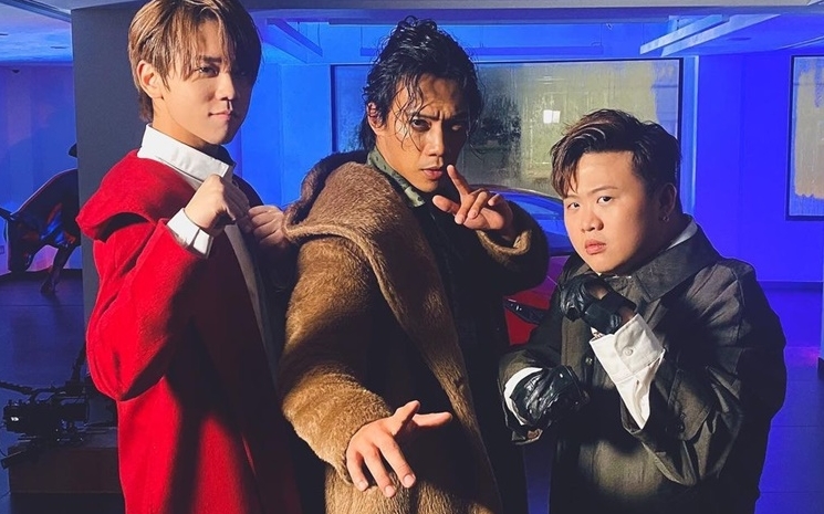 姜濤和肥仔的新歌MV中,飾演大奸角的German非常搶鏡。