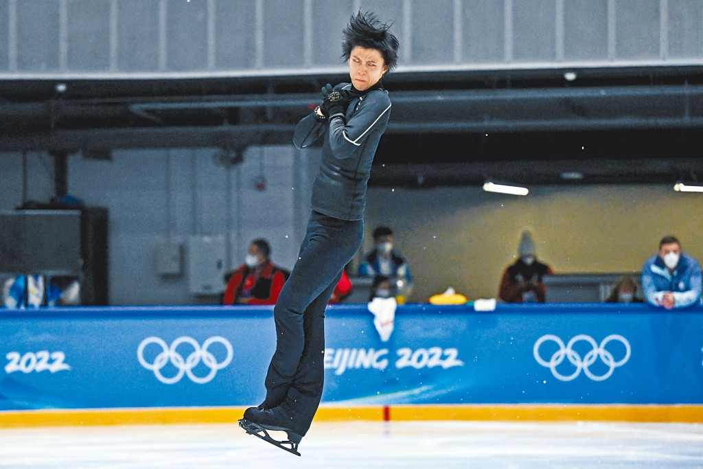 羽生結弦在今早自由滑盡地一煲。